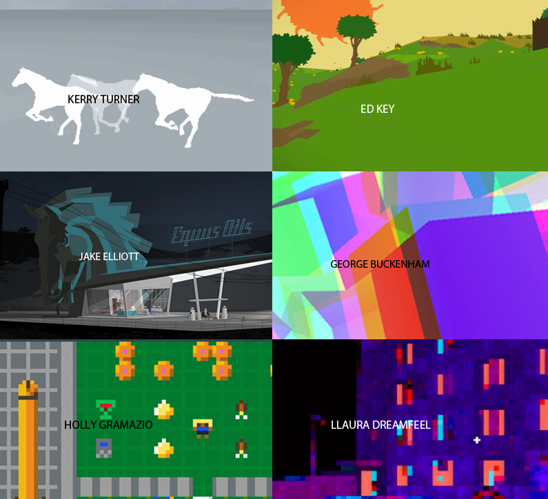 a screenshot of games of each of the makers I'm walking with